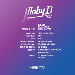 Moby D XXL Auto x[2/4/7/12] – Semillas automáticas | BSF